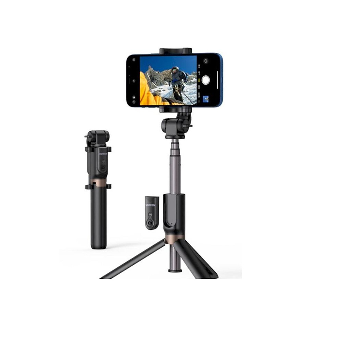 GẬY TỰ SƯỚNG TÍCH HỢP TRIPOD LP508 Ugreen 50735